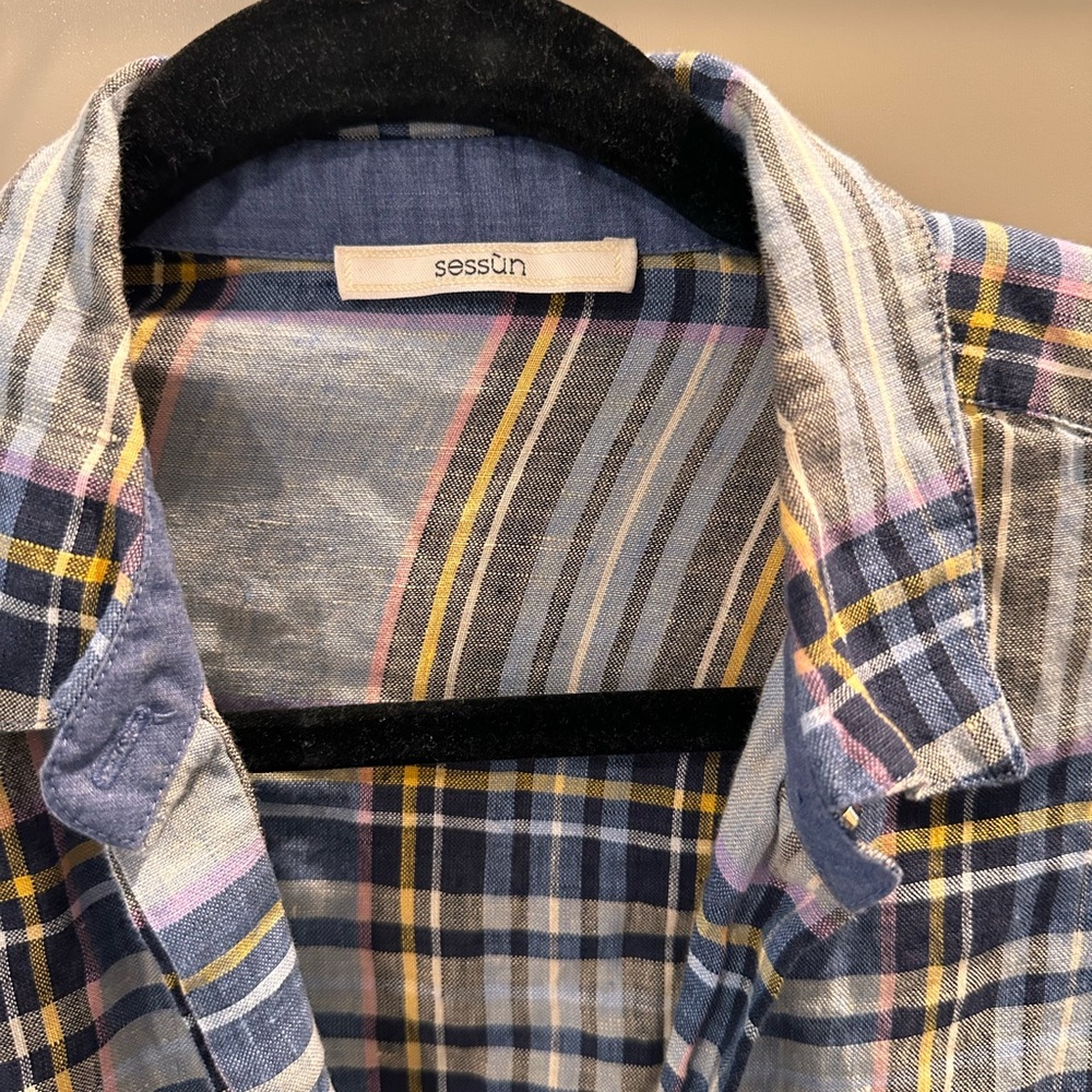 Sessun Linen Button Down View 6